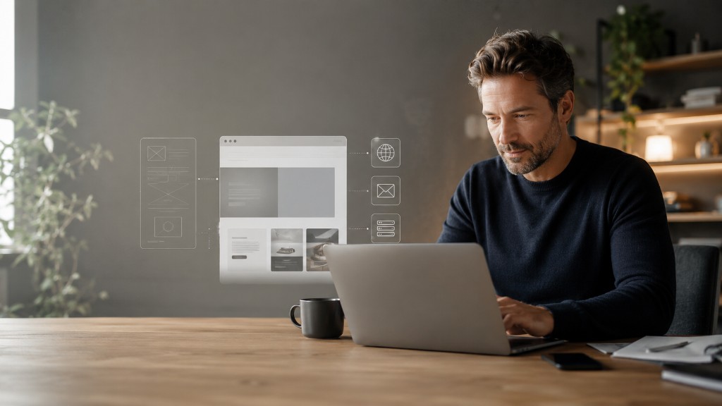 Ondernemer beoordeelt of een website vernieuwd of verbeterd moet worden